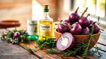 Healthy Purple Onion and Chartreuse Salad Recipe