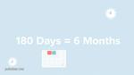 How Many Months Is 180 Days Explained Simply
